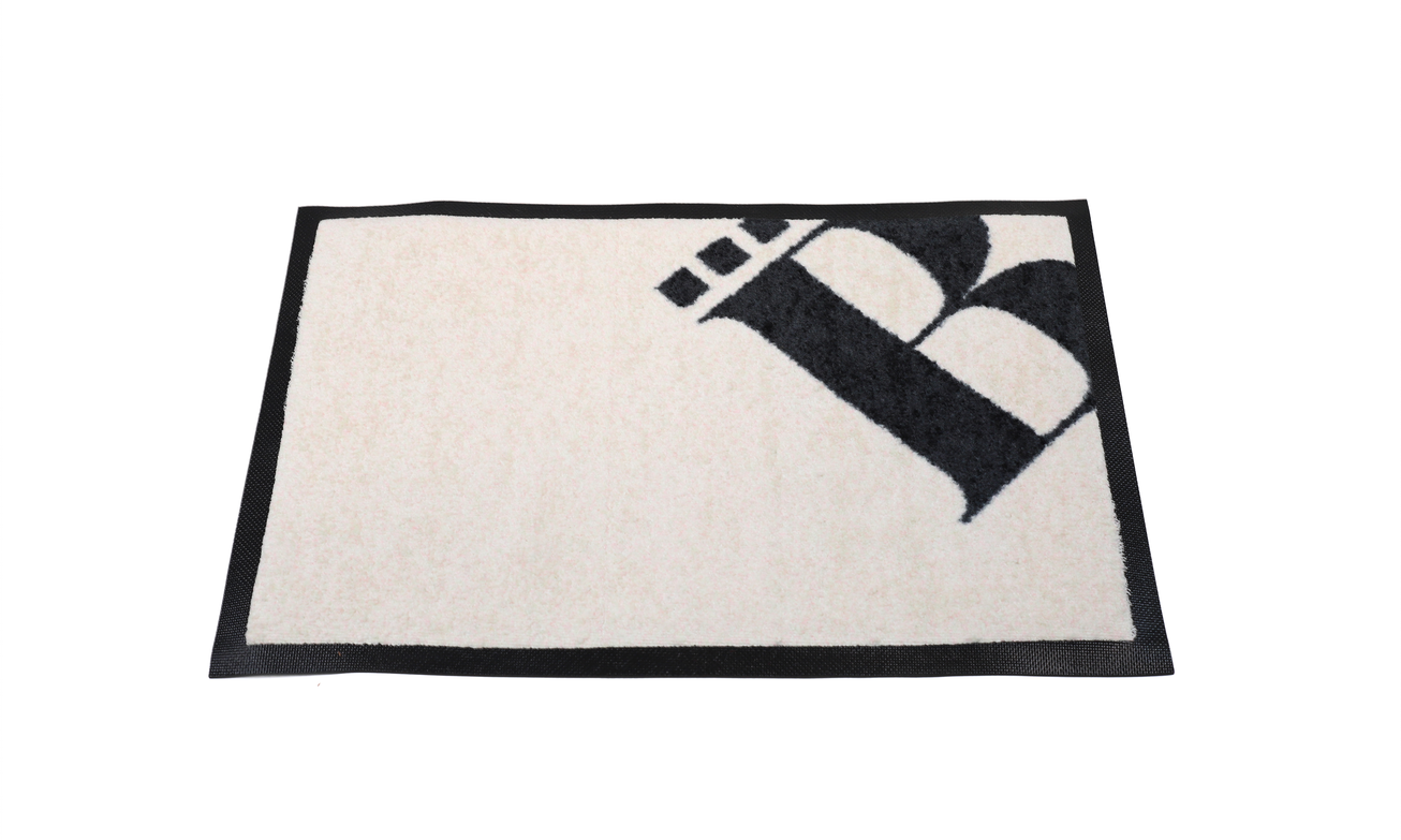 Exemple Tapis d'entrée LOGO extérieur Sur mesure